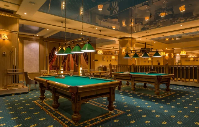 Billiard table – recreational play